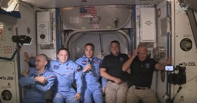Histórica misión: Astronautas de SpaceX abordaron Estación Espacial