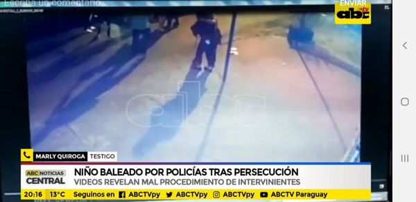 Una “liga de héroes” ayudó a salvar la vida del niño baleado por policías  - Nacionales - ABC Color