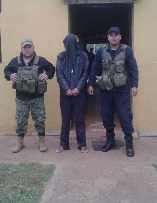 Cae hombre imputado por raptar y balear a una menor de edad en Concepción - Nacionales - ABC Color