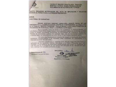 Imputan al presidente del PLRA en el caso de facturas clonadas