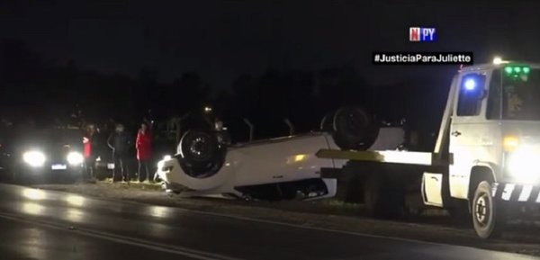 Se durmió al volante y terminó volcando | Noticias Paraguay