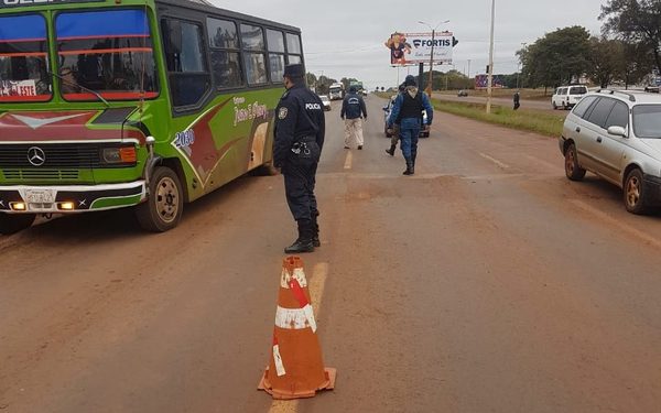 Estricto control policial en Minga Guazú – Diario TNPRESS