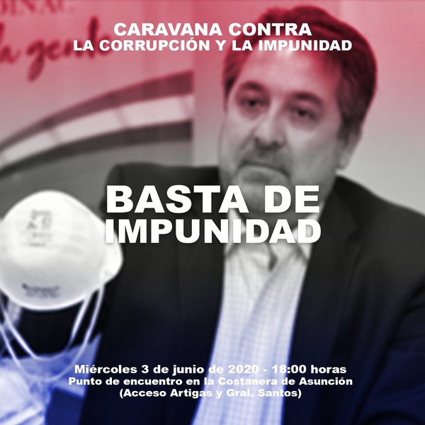 Se prevé masiva concurrencia en 'Caravana contra la Corrupción e Impunidad'