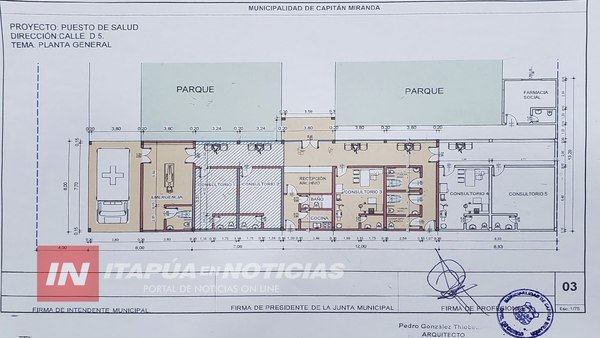 EN MARCHA NUEVA USF DE CAPITÁN MIRANDA CON RECURSOS PROPIOS.