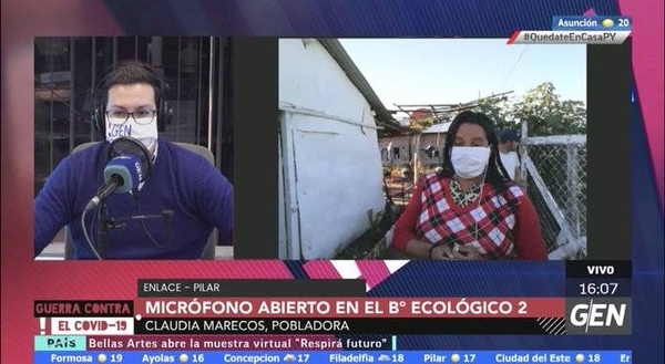 HOY / Micrófono abierto en el B° Ecológico 2 de PIlar: Pobladores manifiestan sus preocupaciones