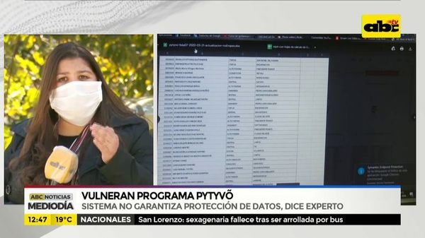 Sistema de Pytyvõ no garantiza protección de datos - ABC Noticias - ABC Color