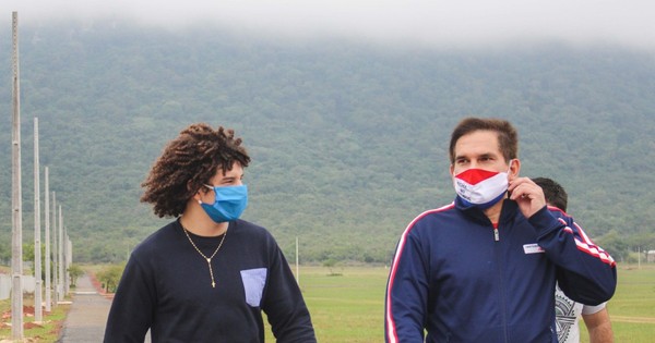 Franco y Rolón visitan obras