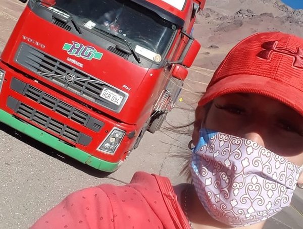 "No traemos el virus", he´i una mamá camionera | Crónica