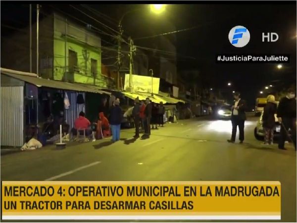 Llamativo procedimiento de despeje de casillas en el Mercado 4