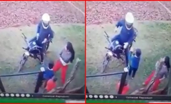 Niño "enfrentó" a motochorro que asaltaba a su mamá en CDE
