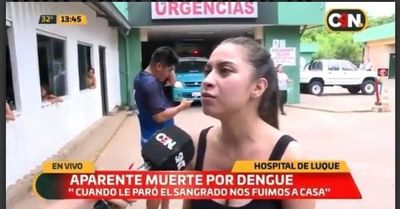 "En Urgencias le mataron a mi mamá": familia de fallecida con dengue denuncia falta de atención en Luque - Digital Misiones