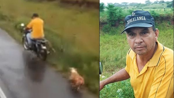 Inhumano; arrastra a su perro detrás de su moto - Digital Misiones