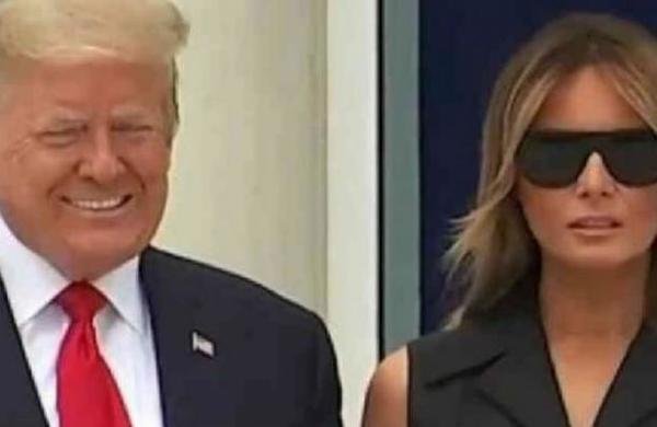 Donald Trump le pide a Melania que sonría durante una sesión de fotos y ella se niega - SNT