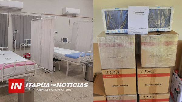 ENTREGAN EQUIPOS HOSPITALARIOS AL CENTRO DE SALUD DE CARMEN DEL PNÁ