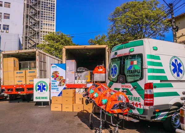OPS entrega equipos de bioseguridad para traslado de pacientes - Nacionales - ABC Color