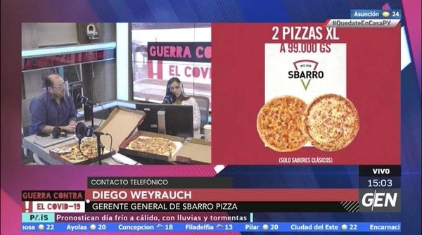 HOY / Miércoles de 2x1 en Sbarro Pizza
