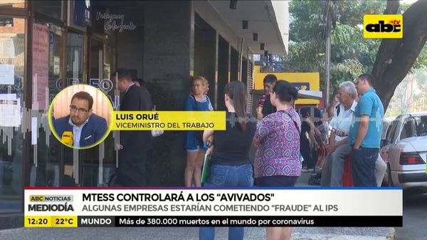 MTESS controlará a avivados - ABC Noticias - ABC Color