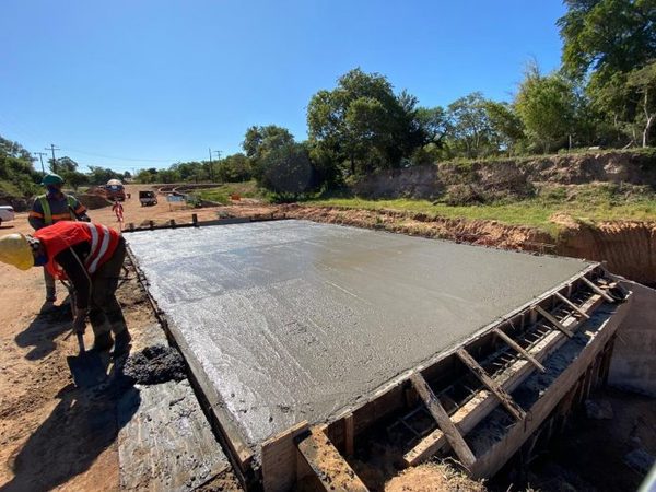 Avanzan trabajos de ampliación del Puente sobre el Arroyo Ypané » Ñanduti