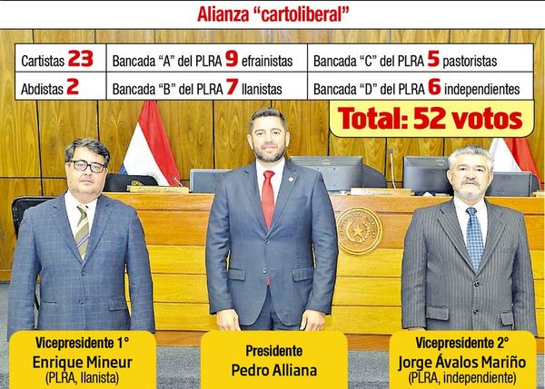 Pacto carto-liberal reelige a Alliana en Diputados - Política - ABC Color