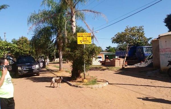 Asentamiento de Villeta está bloqueado por fuerzas policiales