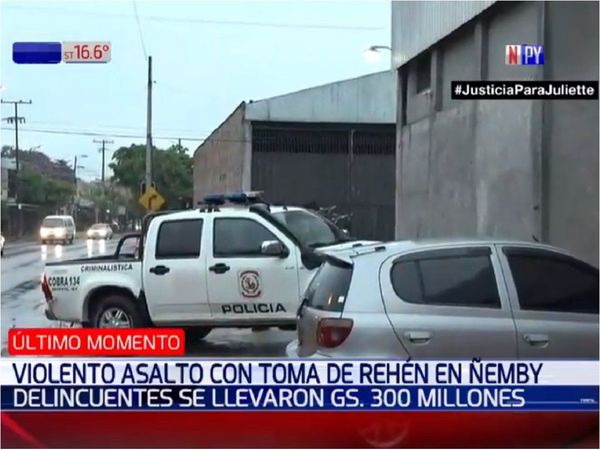 Asalto tipo comando, con toma de rehenes, en una fábrica de papel