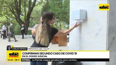 Segundo caso de COVID-19 en el Poder Judicial - ABC Noticias - ABC Color