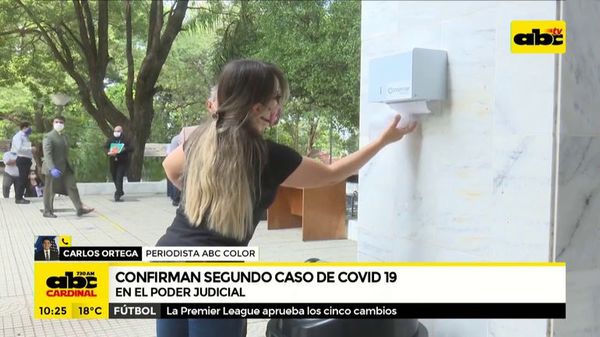 Segundo caso de COVID-19 en el Poder Judicial - ABC Noticias - ABC Color