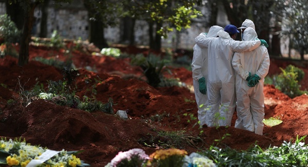 BRASIL LLEGA A LAS 1.349 MUERTES POR CORONAVIRUS EN 1 DÍA