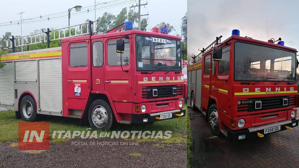 HOY LLEGA SOÑADO CAMIÓN HIDRANTE PARA BOMBEROS DE CORONEL BOGADO.