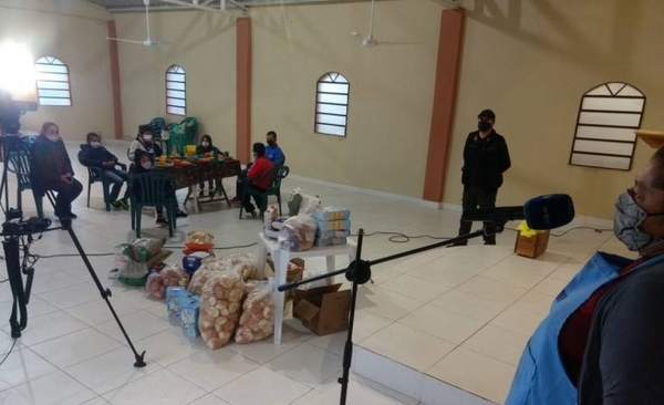 HOY / Micrófono abierto en Villeta, entrega de donaciones de alimentos para un comedor comunitario