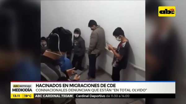 Hacinados en Migraciones de CDE - ABC Noticias - ABC Color