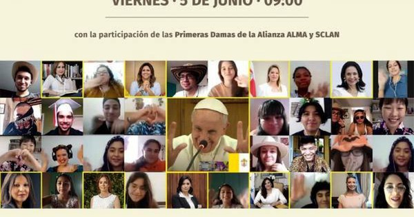 Primera dama participará del ciberencuentro mundial con el papa Francisco