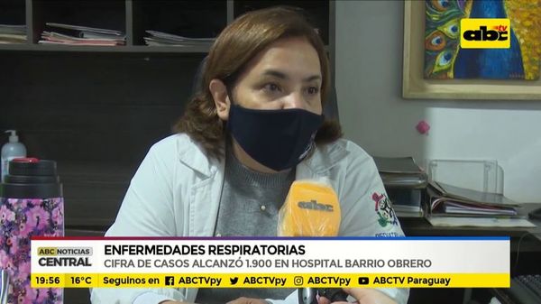 Aumentan consultas respiratorias en Hospital de Barrio Obrero - ABC Noticias - ABC Color