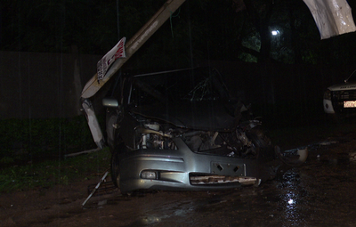 Accidente de tránsito en San Lorenzo deja sin luz a un barrio entero