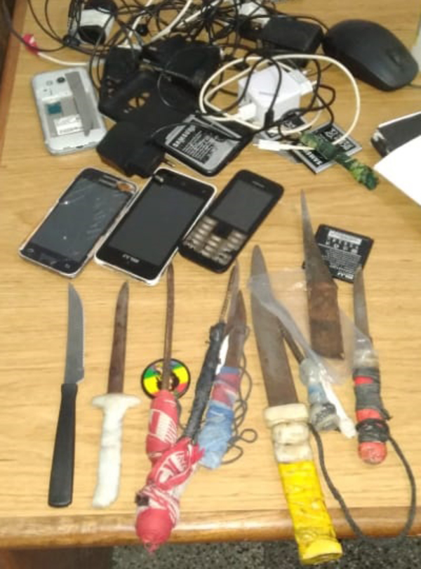 En Penitenciaría de Concepción requisan armas blancas y celulares del pabellón de mujeres » Ñanduti