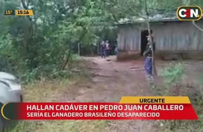 Hallan cadáver de un ganadero desaparecido en Pedro Juan Caballero - C9N
