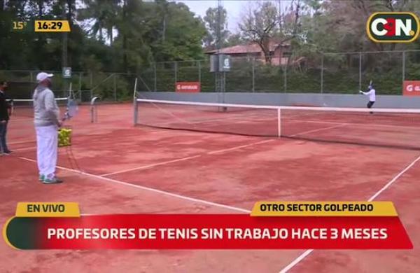 Profesores de tenis están sin trabajo hace 3 meses - C9N