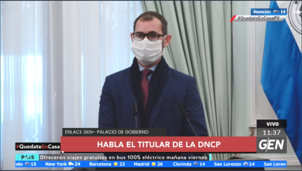 HOY / Pablo Seitz, titular de la DNCP, sobre las suspensiones de las licitaciones del Ministerio de Salud