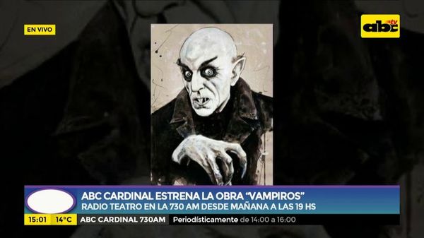 ABC Cardinal estrena la obra de radioteatro “Vampiros” - ABC Noticias - ABC Color