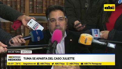 Tuma se aparta del caso Juliette - ABC Noticias - ABC Color