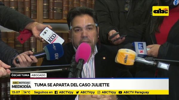 Tuma se aparta del caso Juliette - ABC Noticias - ABC Color