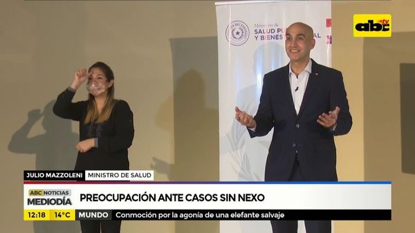 Preocupación de Salud ante casos sin nexo - ABC Noticias - ABC Color