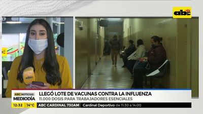 11.000 dosis de vacunas para trabajadores esenciales - ABC Noticias - ABC Color