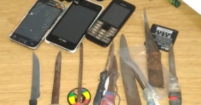 Requisan armas blancas y celulares en cárcel de Concepción