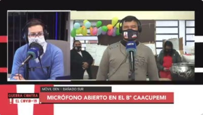 HOY / Habilitamos el micrófono abierto en el Bañado Sur y llegamos al barrio Caacupemi