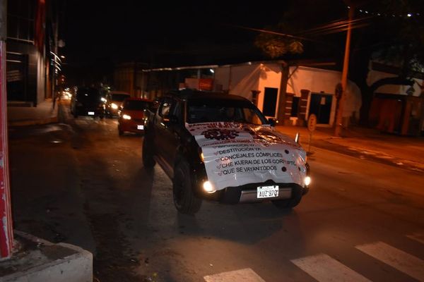 Sanlorenzano omyakã caravana contra la corrupción - ABC Remiandu - ABC Color