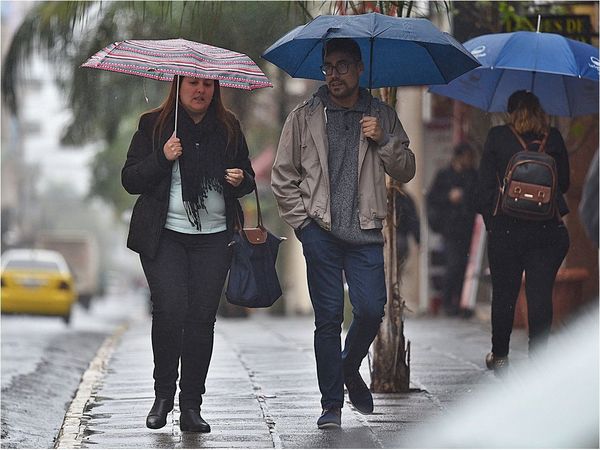 Sábado fresco y lluvias dispersas en algunos puntos del país