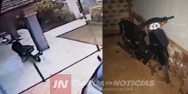 POLICÍA RECUPERA MOTOCICLETA HURTADA