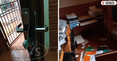 Malvivientes hurtan objetos de valor del interior de una escuela