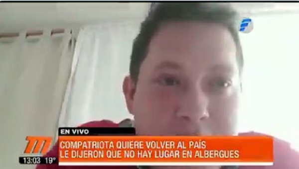 Compatriota denuncia que lo dejaron de lado por no poder pagar albergue | Noticias Paraguay
